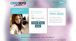 Desktop Screenshot of cibersexomexico.com