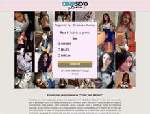 Tablet Screenshot of cibersexomexico.com